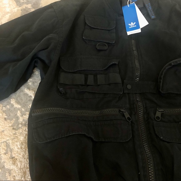 NWT ADIDAS ORIGINALS BLUE VERSION BOMBER JACKET HD4800 - Picture 9 of 16